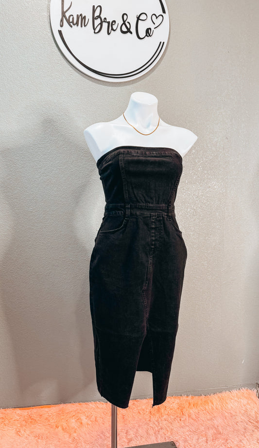 Ebony Denim Dress